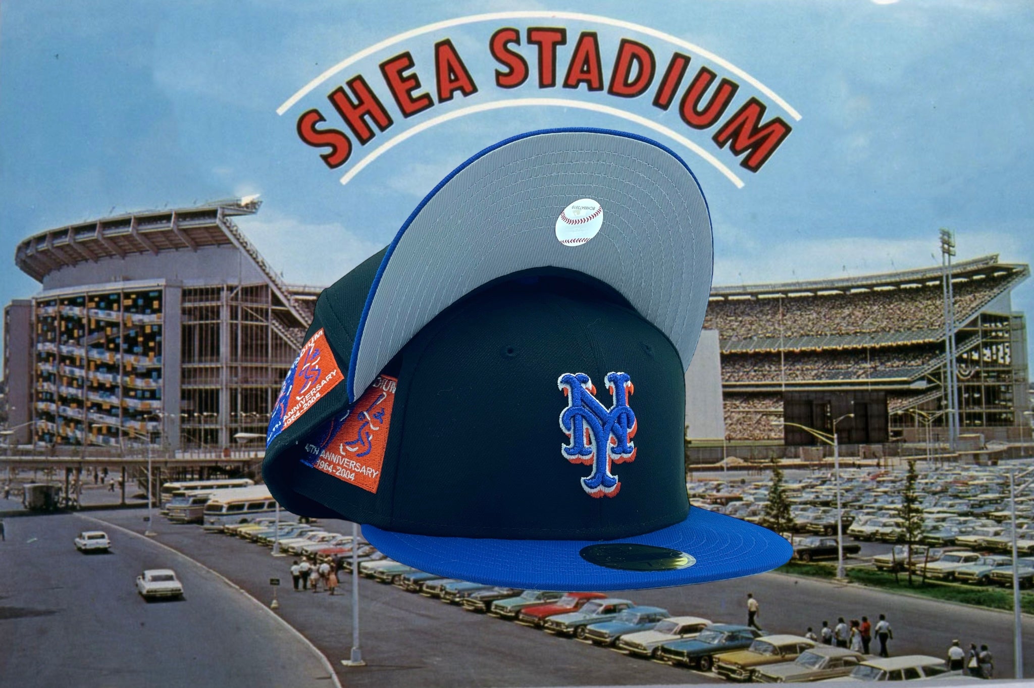 NEW YORK METS SHEA STADIUM 40TH ANNIVERSARY NEW ERA FITTED CAP – SHIPPING  DEPT