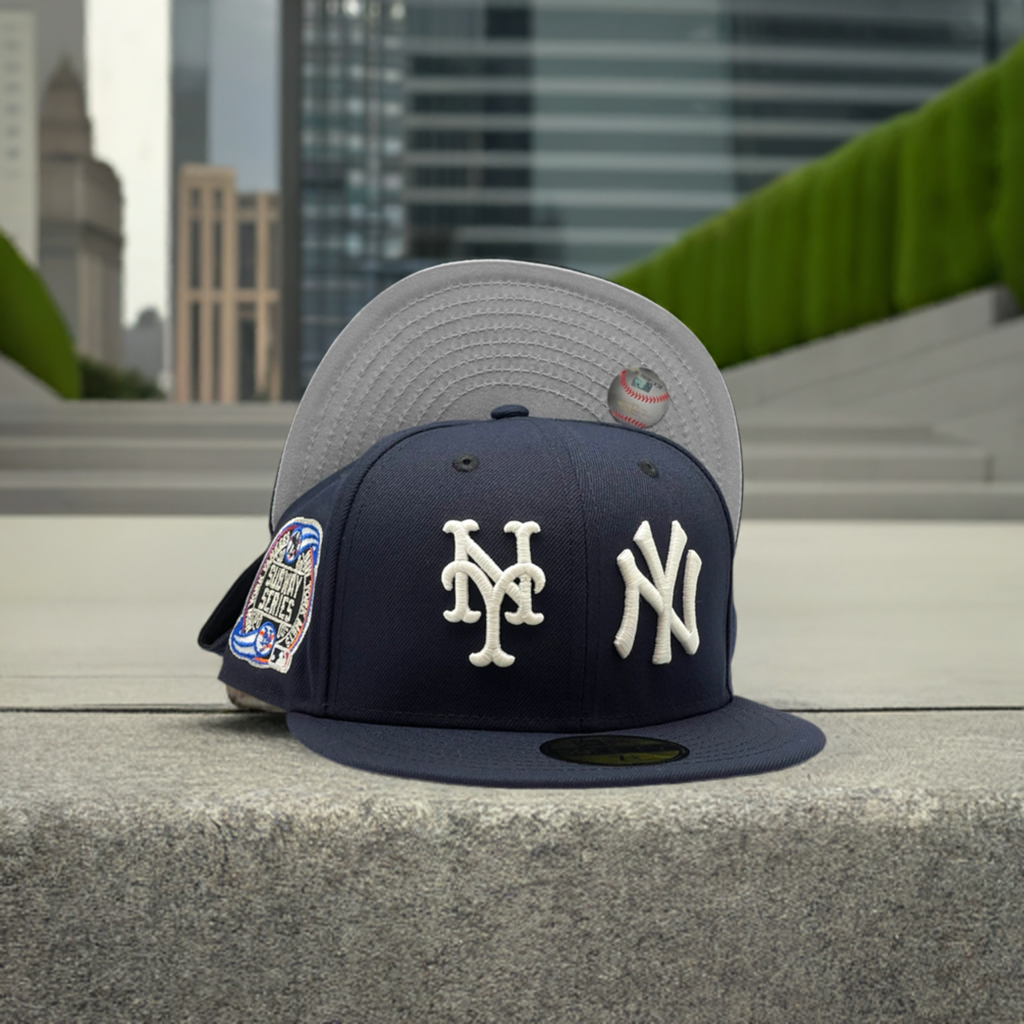 New York Yankees x New York Mets Subway Series New Era 59FIFTY Fitted Navy