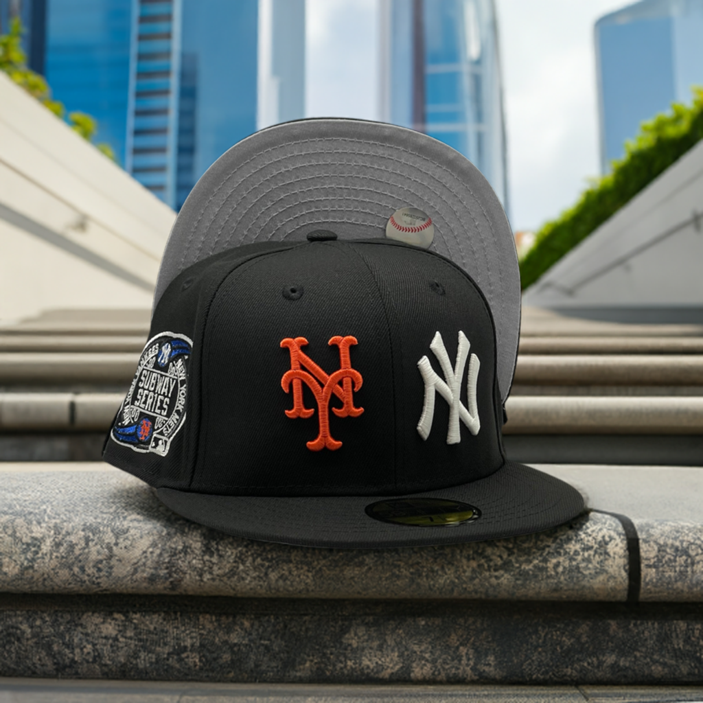 New York Yankees x New York Mets Subway Series New Era 59FIFTY Fitted Black