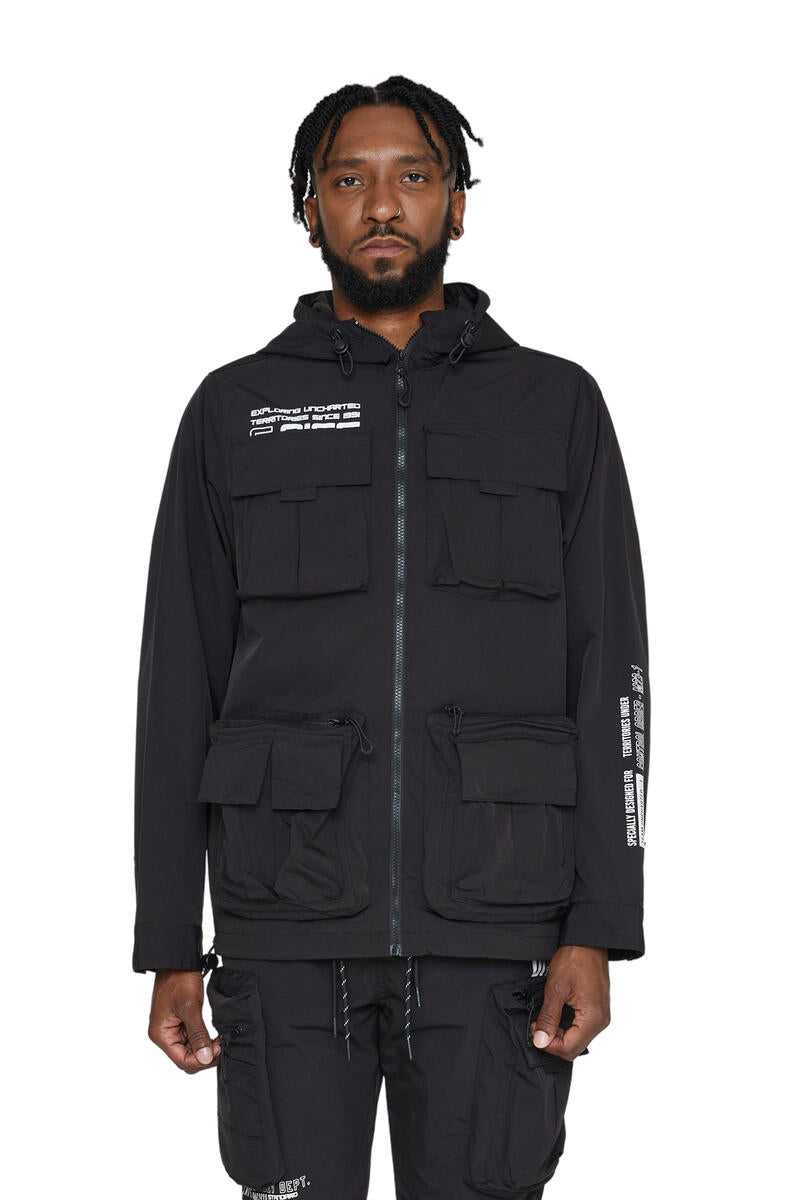 Smoke Rise - Nylon Utility Jacket – Edge Outwear