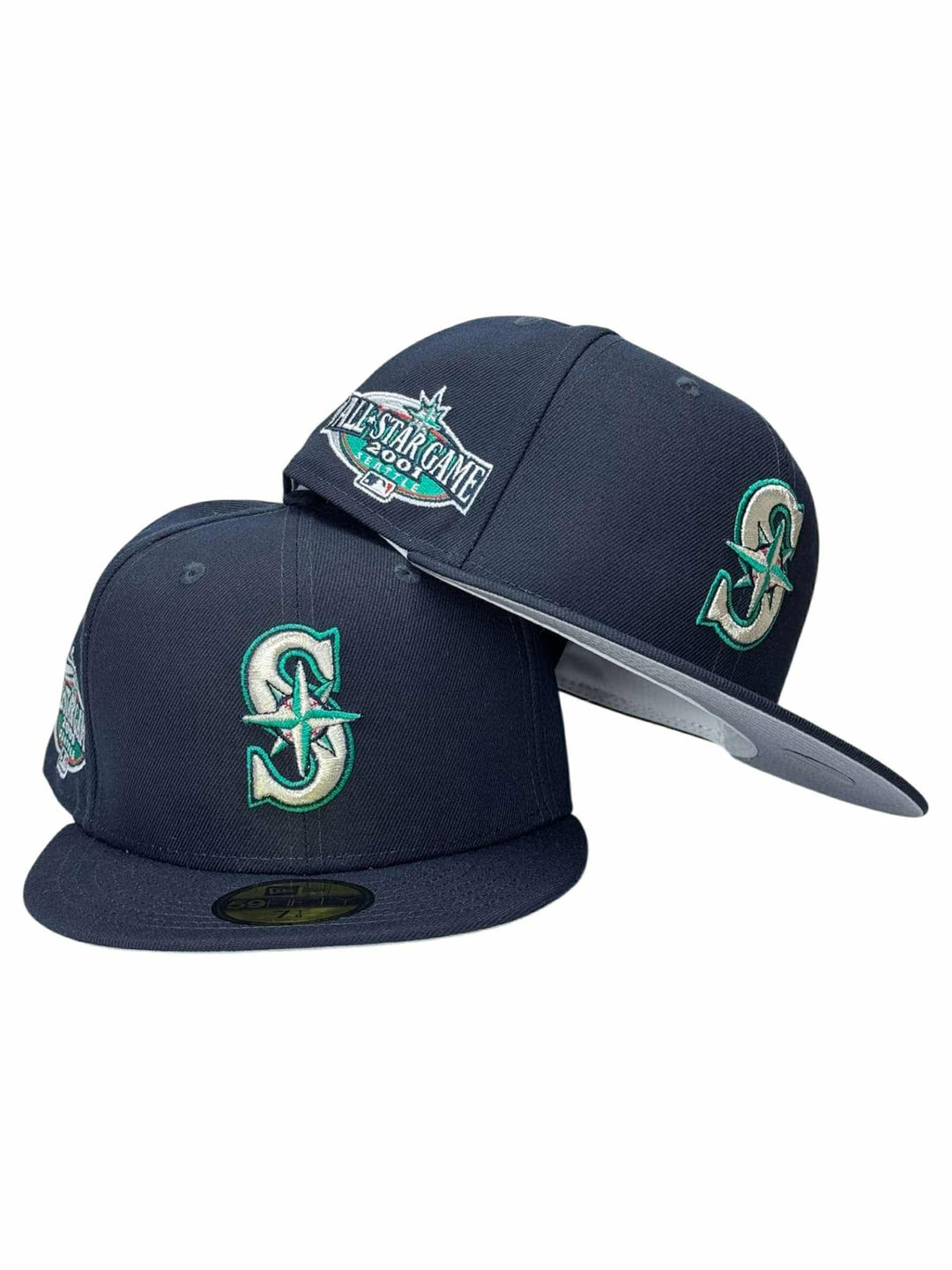 ウェア SEATLE MARINERS CO 2001 ASG 59FIFTY MP Seattle Mariners 2001 All Star Game Patch New Era 59FIFTY Fitted
