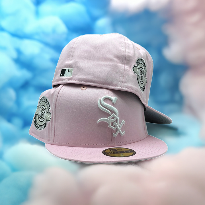 【US限定】NEW ERA 59FIFTY Chicago White Sox WS2005 Teal Pink Men's New Era Pink Chicago White Sox 2005 World Series